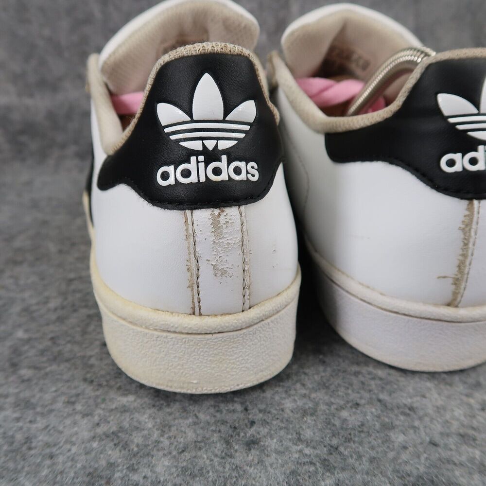 Adidas Shoes Kids 7 Sneakers Superstar Lifestyle Classic White Black Casual Low - Picture 7 of 14